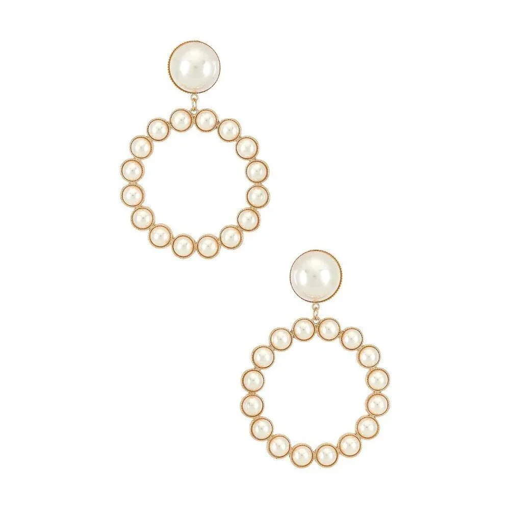 REVOLVE 8 Other Reasons Gorg Hoops Gold Womens Size OS